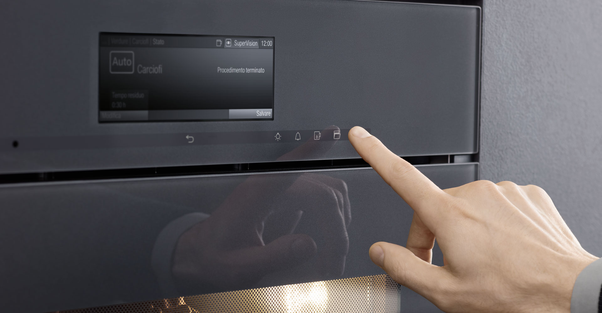 Apparecchi da incasso ArtLine con Touch2Open » Miele
