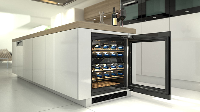 Unterbau-Weintemperierschrank